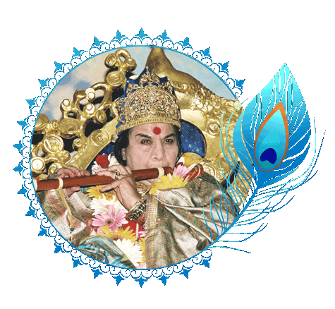 Shri Mataji in a lotus